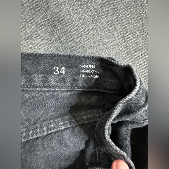 Massimo Dutti black jeans sz 34 - Picture 6 of 7